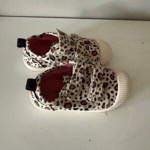 Cat & Jack Parker Toddler Girls Sneakers Cheetah Size 8